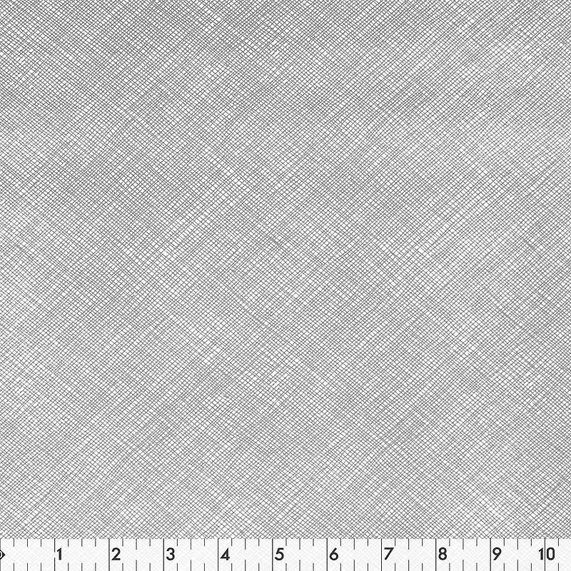 Tissu pré-coupé Fat Quarter de Fabric Creations à motif de texture gris - 18" x 21" / 45cm x 53cm