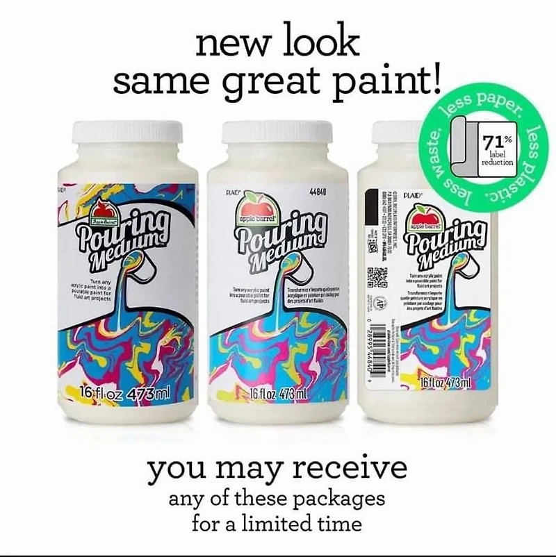 Apple Barrel Pouring Medium, 16 fl. oz., 16 oz Pouring Medium