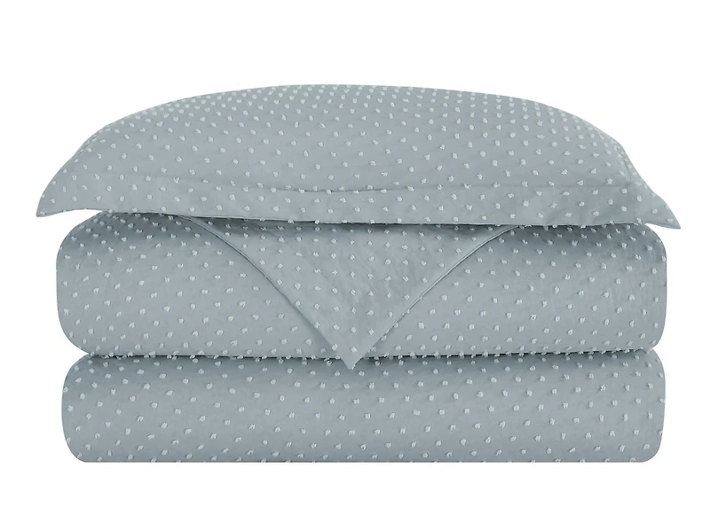 Ensemble de housse de couette prélavée Dot Clip