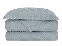 Ensemble de housse de couette prélavée Dot Clip