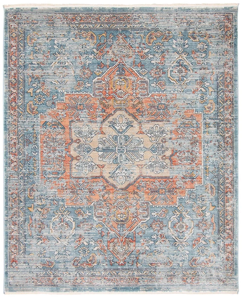 ECARPET Traditional Distressed Ultra Soft Area Rug Bahama Heriz Collection