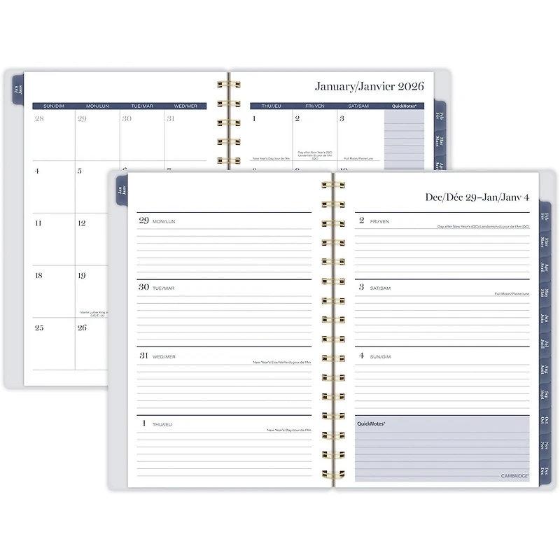 Agenda Petit CAMB magnolia chinois W/M,26 Agenda