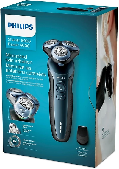 Philips Shaver Series 6000 with Precision Trimmer, S6610
