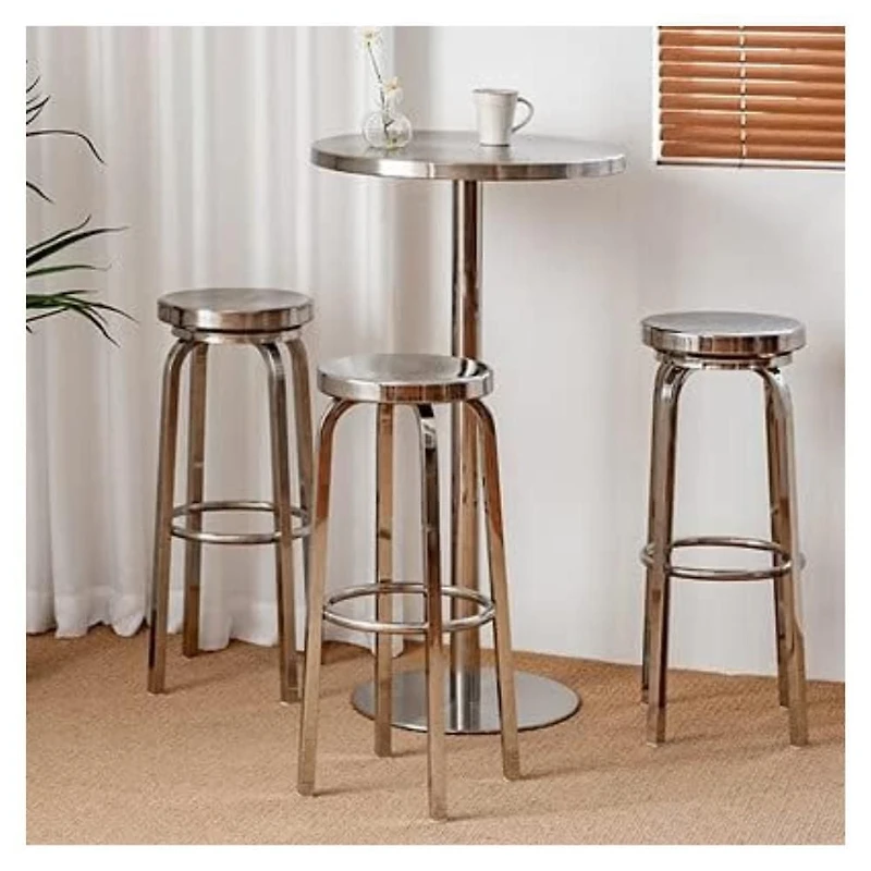 Yasmine Counter Stool made of metal frame and swivel SET OF 2