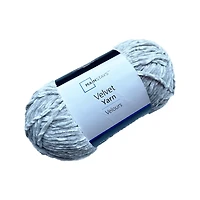 Mainstays Chenille Yarn, Misty Gray, 100% Polyester, 10.5 Oz, 315 Yards, Mainstays Chenille Yarn, 10.5 Oz 315 Yards