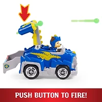 PAW Patrol, Rescue Knights Chase, Véhicule transformable avec figurine articulée à collectionner, jouets pour les enfants à partir de 3 ans