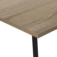 Monarch Specialties Computer Desk, Home Office, Corner, Storage Shelves, 48"l, L Shape, Work, Laptop, Metal, Laminate, Brown, Black, Contemporary, Modern