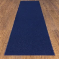 Tapis de couloir à motif de solide à sous-couche en caoutchouc de la collection Ottohome