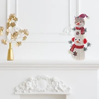 Peluche Double Bonhomme De Neige