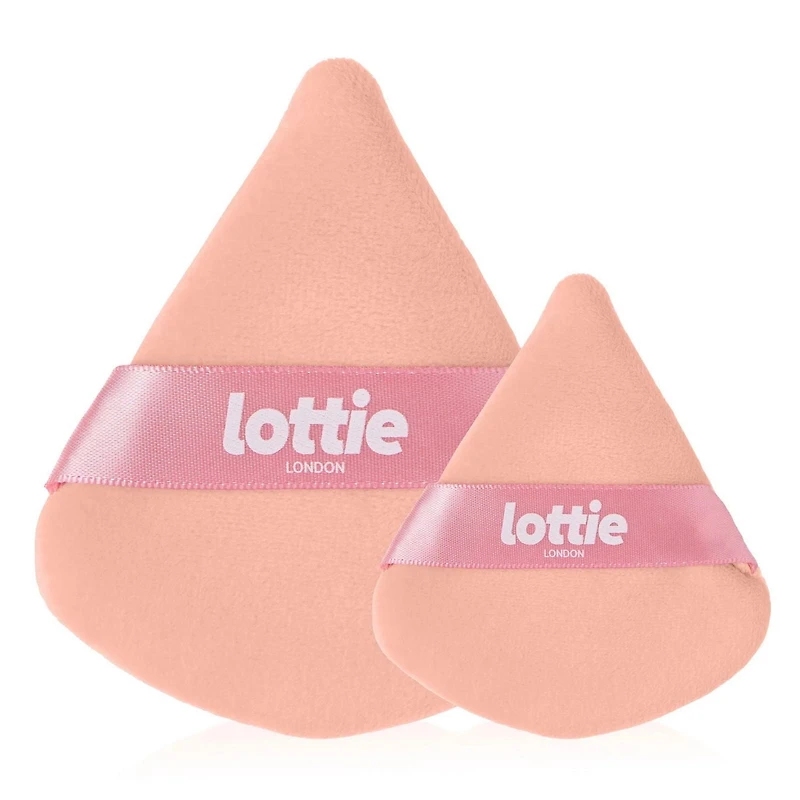 Lottie London - Triangle Powder Puffs - 2 Precision Powder Puffs - Eye & Face Makeup