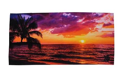 SERVIETTE DE PLAGE IMPRIMÉ SEAKEEPER - vue sur l’océan