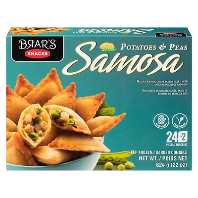POIS SAMOSA ET POMMES DE TERRE DE BRAR'S 624gm, 26