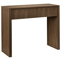 Bouclair Walnut Console Table with Drawer