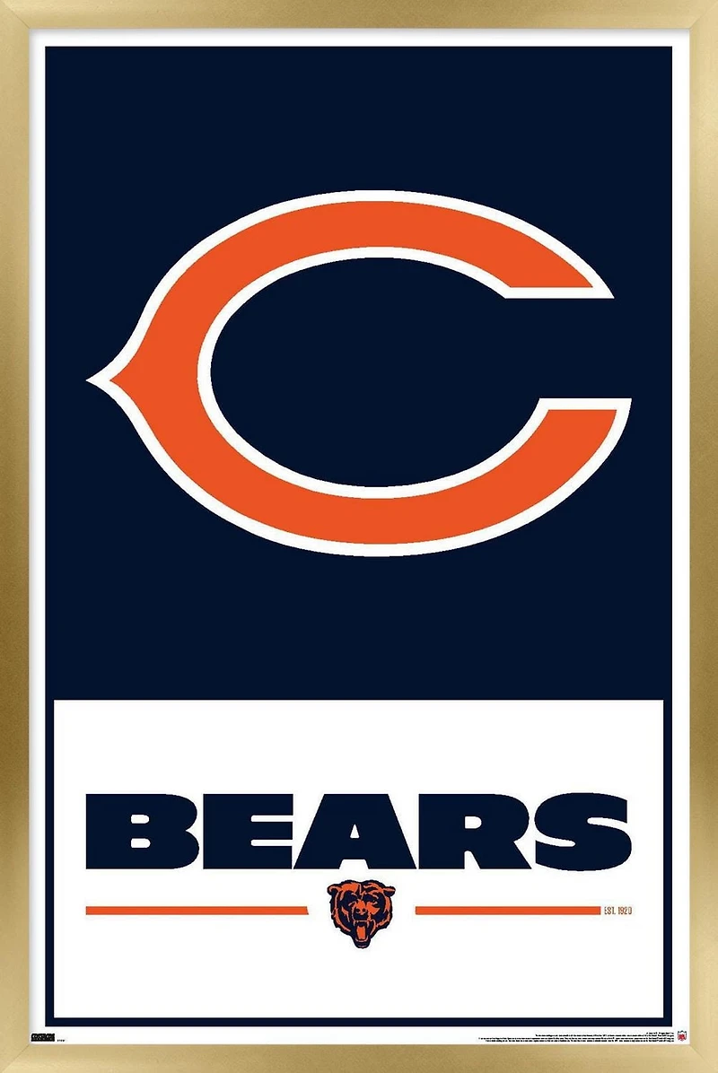NFL Chicago Bears - Logo 21 Wall Poster