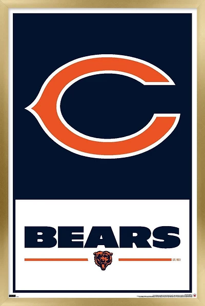 NFL Chicago Bears - Logo 21 Wall Poster