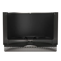 Foyer à bois sans fumée en acier inoxydable de 19,5 po Muskoka avec housse protectrice Foyer à bois sans fumée de 19,5 po