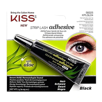 Kiss Strip Lash Adhesive - Black w/aloe