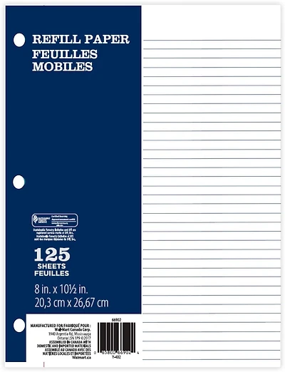 125 Feuilles Mobiles Lignées