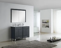 Imaginations Américaines  48 po W Vanity Base Set  Gris