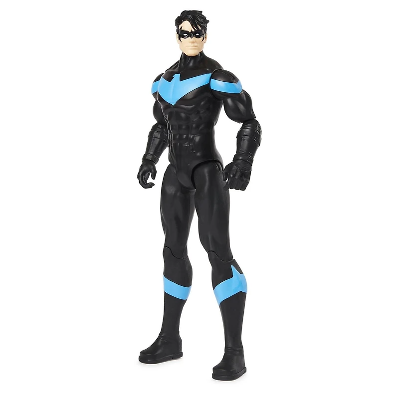 Batman, Figurine articulée Nightwing de 30 cm (costume bleu), pour les enfants à partir de 3 ans