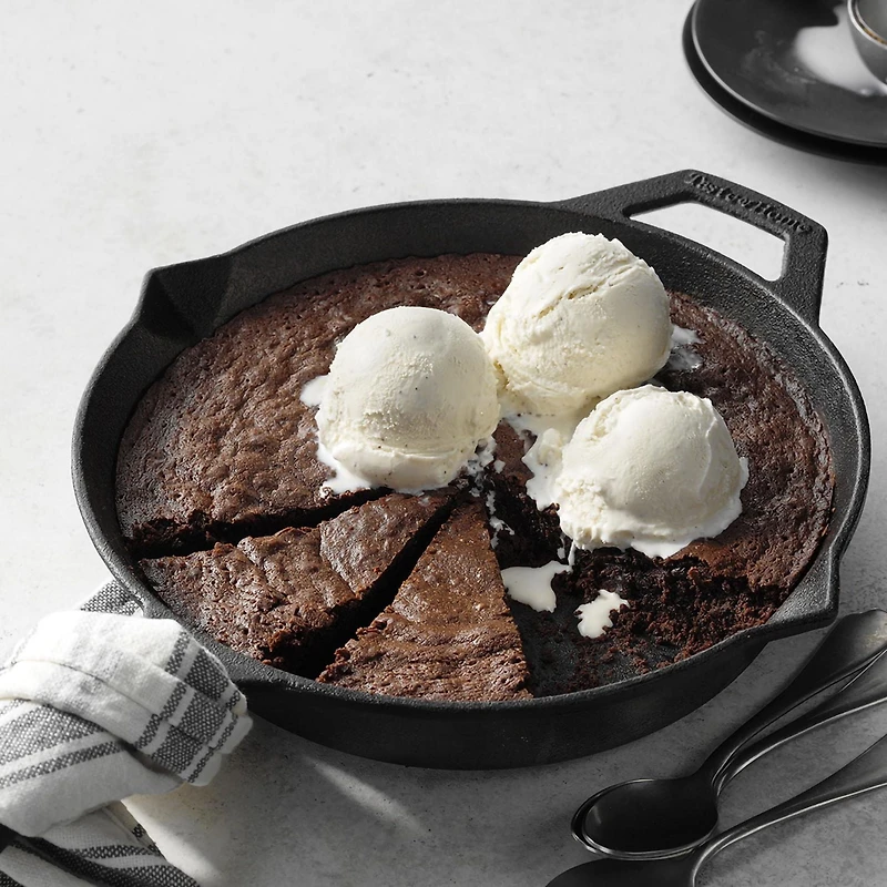 Taste of Home Skillet Bundle, 1 10inch Cast Iron Skillet and 1 Vented Spatula