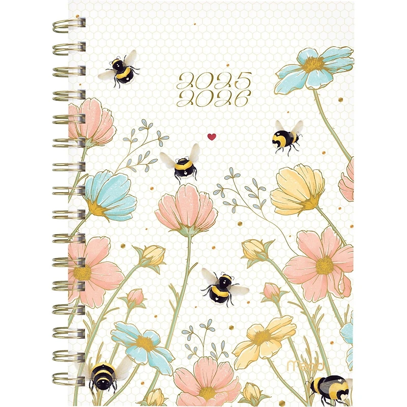 Agenda scolaire hebdomadaire Mead® Honey Bee 2025-2026