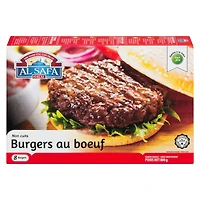 Burgers de boeuf cru Al Safa Halal 800g