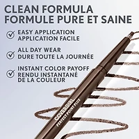 COVERGIRL Crayon Perfect Point Plus, pointe microfine, ligne précise, embout à estompeur intégré pour un look plus doux et fumé, 100% Sans Cruauté Estompeur intégré