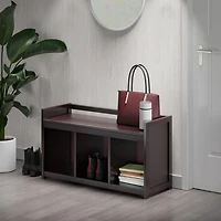 Banc de rangement Addison de Winsome Trading Inc. 4 pièces avec 3 sections