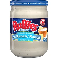 Ruffles Trempette à saveur de Ranch 425g