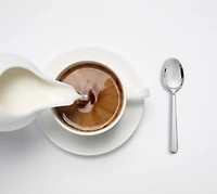 Cuillères à dîner en acier inoxydable forgé HomeTrends, 2 pièces, argent