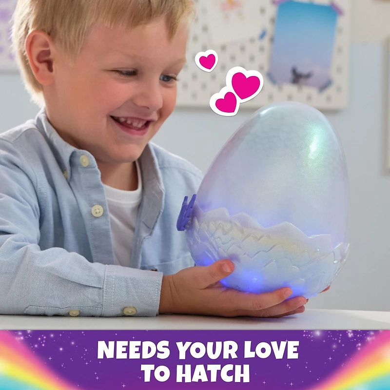 Hatchimals Alive, Mystery Hatch Draggle, jouet interactif surprise et œuf avec brume, lumières et sons (les modèles peuvent varier), jouets pour filles et garçons