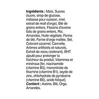 Les céréales Bouchées d'avoine au miel avec amandes Céréales Bouchées d'avoine au miel avec amandes