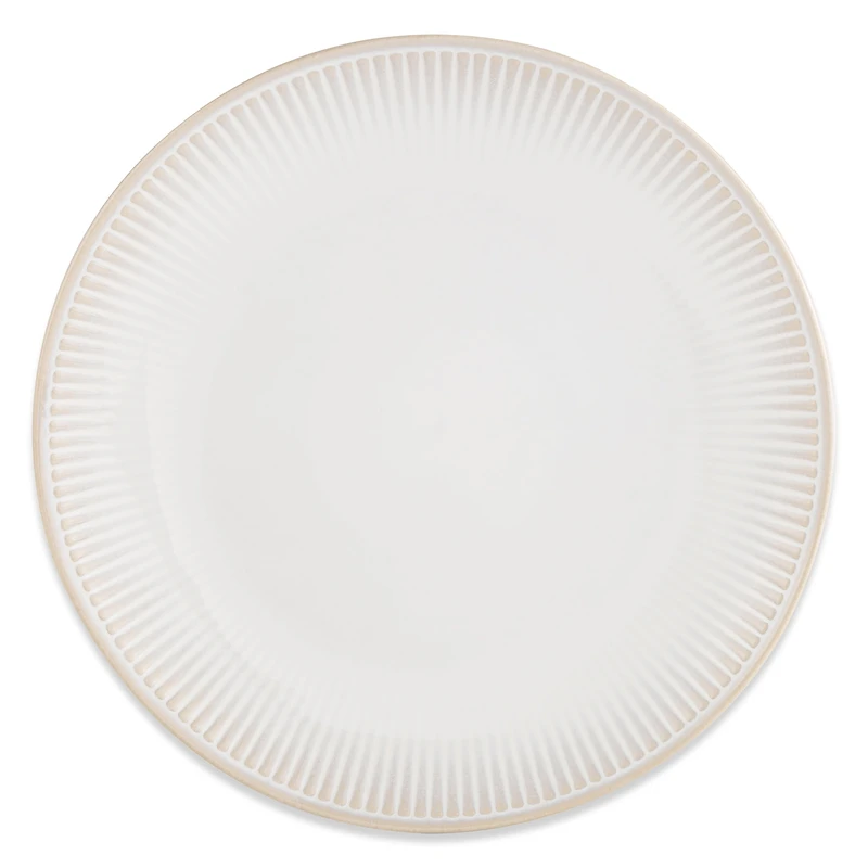 Assiette à dîner en grès crème Sawyer de Better Homes & Gardens