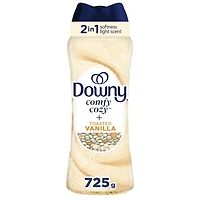 Perles de rehausseur de parfum pour lessive Downy Confort et bien-être, parfum Vanille chaude, Douceur et fraîcheur, 726 g (25,6 oz)