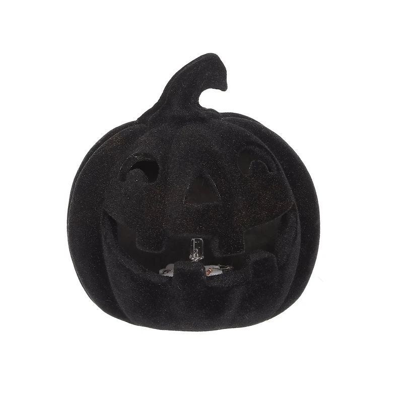 Citrouille noire sur le thème d’Halloween pour les décorations d’intérieur d’Halloween