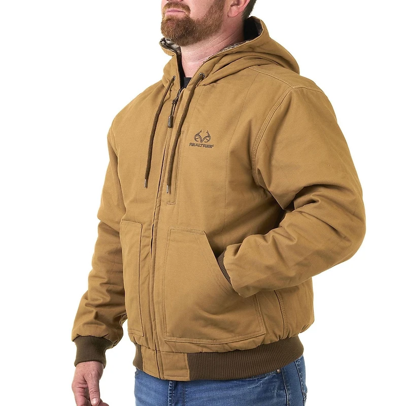 Realtree APX Men's Reversible Work to Hunt Jacket, Sizes M - 2XL