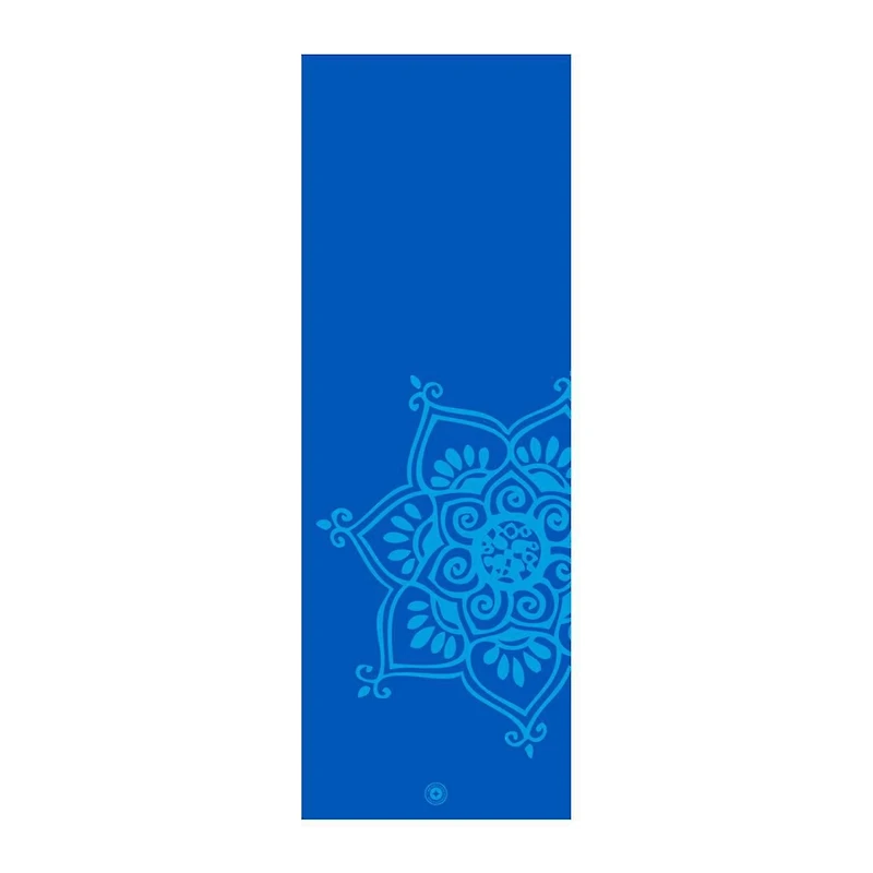 STOTT PILATES Tapis de yoga et de Pilates, Mandala (Bleu) 0.25 inch / 6 mm