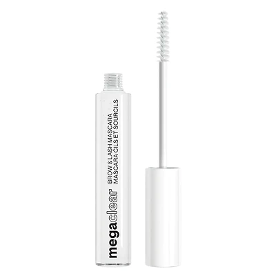Mascara Mega Clear pour cils et sourcils - Transparent