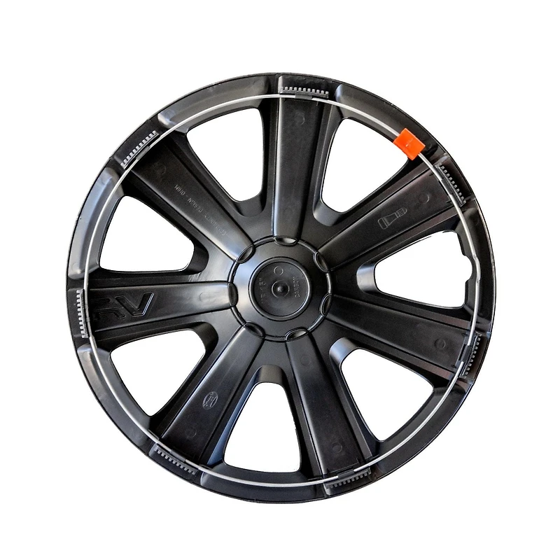 16 In VR Carbon Black Wheel Cover 4 pack