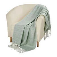 Jeté tissé teint hometrends Franges élégantes