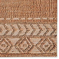Mirage Lansing Copper and Cream 5' x 7' Area Rug