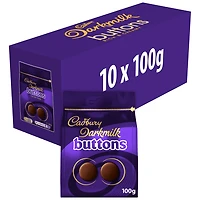 Cadbury Dairy Milk Buttons Milk Chocolate Bag 100g