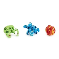 Bakugan Evolutions Starter Pack , Coffret de 3, Gillator Ultra avec Howlkor et Trox, Figurines articulées à collectionner, à partir de 6 ans