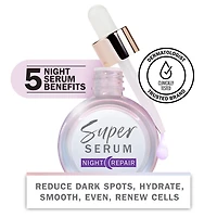 Olay Super Serum Night Repair with Salicylic Acid, Niacinamide, Lactic Acid, and Glycerin Peptide, 30ML