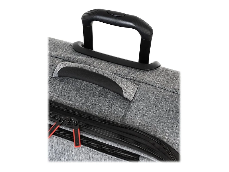 Swiss Mobility -YYZ Collection - SOFTSIDE LUGGAGE WITH DOUBLE 360-DEGREE SPINNER WHEELS - CHARCOAL