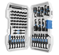 HART 68-Piece Impact Driver Bit Set with Storage Case, Torsion Zone, Precision milled tip
