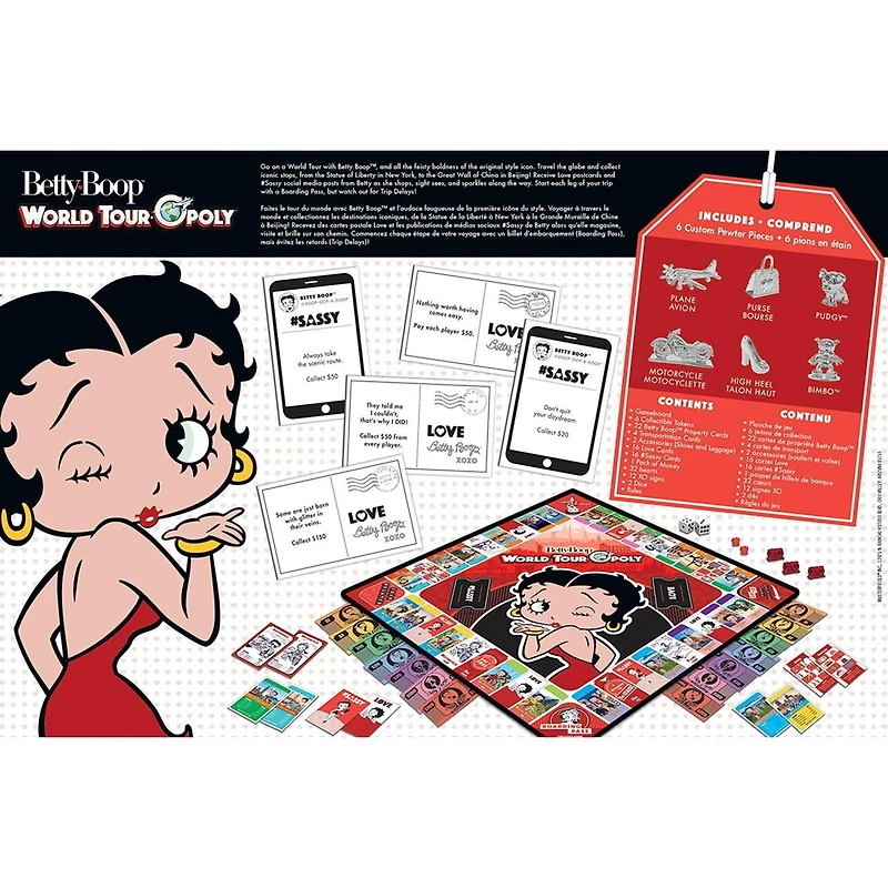 Masterpieces Puzzle Company Betty Boop Opoly Board Game