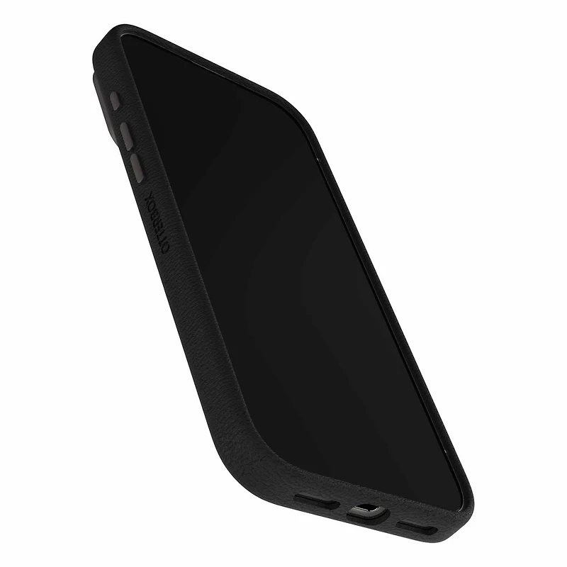 OtterBox Étui Symmetry Cactus Leather MagSafe avec Contrôle de la Caméra Noir Ash (Noir) pour iPhone Air