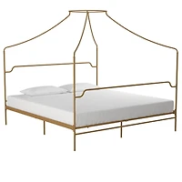 Lit à baldaquin en métal Novogratz Camilla
